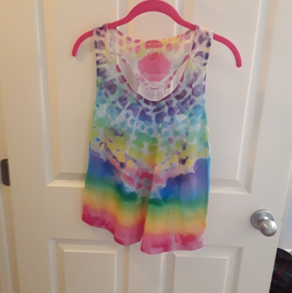 OP Tie Dyed Hippie Festival Tank Top
